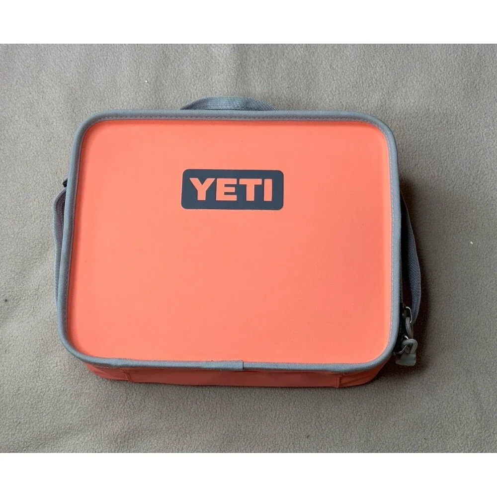 YETI Coral DayTrip Lunch Box Limited Edition Color RARE Discontinued